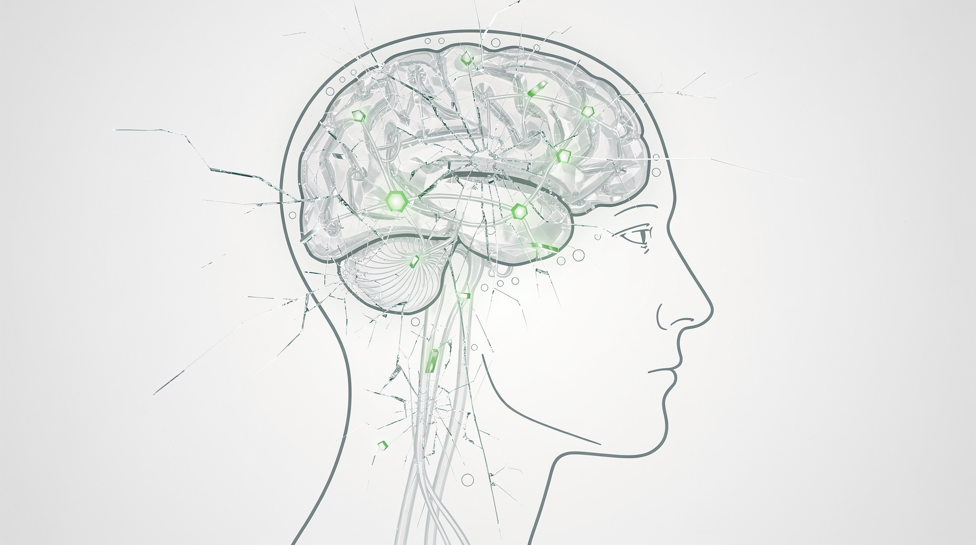 A person looks at their reflection in a mirror, but sees a scowling face with a tongue sticking out, symbolizing the negative self-perception characteristic of low self-esteem and a distorted internal self-image.